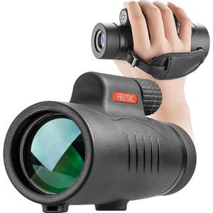 Monocular Telescope High Power 8x42 Monoculars Scope Compact Waterproof Fogproof Shockproof with Hand Strap for Adults Kids Bird Watching Hunting Camping Hiking Travling Wildlife Secenery