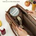 LOVEVOOK Lunch Bag for Women 17.3" Laptop Lunch Bag with Tumbler Pocket