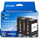 ZIPRINT Remanufactured for 252XL Black Ink Cartridges Replacement for Epson 252 252XL Ink Cartridges for Printer Workforce WF-7720 WF-7710 WF-3640 WF-3630 WF-3620 WF-7620 WF-7610 (252XL Black, 2-Pack)