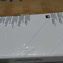 Folding Table 4 Foot Portable Heavy Duty Plastic Fold-in-Half Utility Table Small Indoor Outdoor Adjustable Height Folding with Carrying Handle, Camping and Party,White