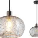 Modern style battery operated pendant light with remote control,Mini kitchen island hanging ceiling light fixtures,Pendant lights fixtures over table,For kitchen island,dining room,living room,bedroom (White)