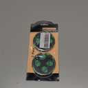 BAMOWEY Alien Car Coaster for Cup Holders, 2 Pack Absorbent Ceramic Car Green Aliens Cup Holder Coaster for Women Men, 2.56 Inch with Finger Notch and Cork Base for Most Cars Interior