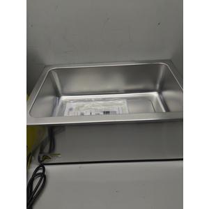 Winco FW-S500 Commercial Portable Steam Table Food Warmer 120V 1200W,Stainless Steel,Large