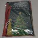 Lanpn Christmas King Pillowcase 20x36 Set of 2, Red Green Decorative Lumbar Pillow Cases 20 x 36 Long Rectangle King Shams Throw Bed Pillow Covers Holiday Xmas Cushion Cover 2 Pack