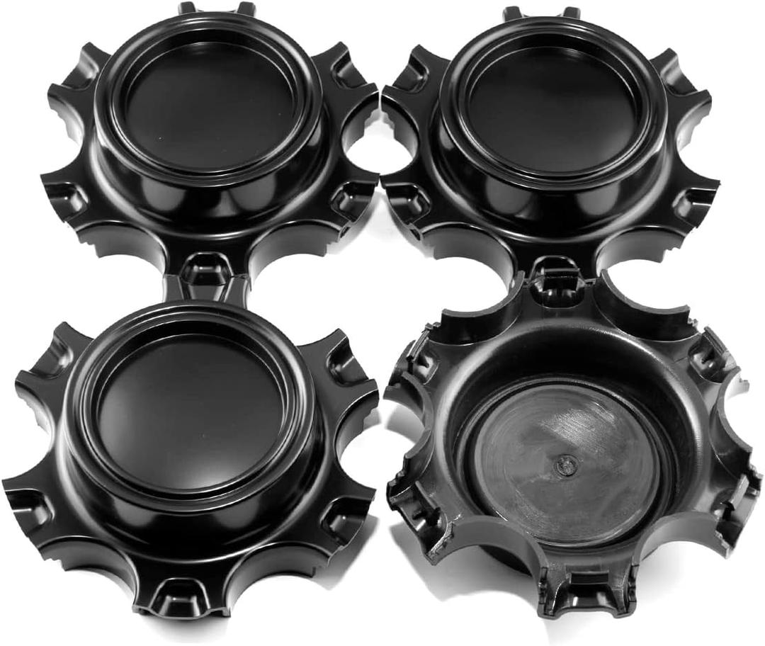 GTOWNWORKS for Tacoma H659TRD Wheel Center caps TRD Center Hubcaps | 4 Pack High Gloss Black Center Cover Replacement