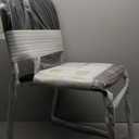 EMMA + OLIVER 500 lb. Capacity High Density Black Fabric Stacking Chair