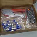 Coaxial Cable Crimper Kit - 20PCS rg6 F Connectors, Coax Cable Tester & Crimper, rg6 rg59 Compression Tool, Coax Toner & Wire Stripper