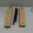 Lightess 2PC LED Wall Sconces,Outdoor Waterproof Wall Lamps Strip Aluminum Wall Lights 24W LED Black Wall Lamp Bedroom Exterior Outdoor Lighting Fixtures (2PC-15.7in-Black)