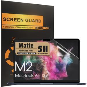 KEANBOLL 3-Pack Anti Glare (Matte) Screen Protector Designed for MacBook Air 13.6 inch 2025, (Model: A3240 A3113 A2681,M4 M3 M2 Chip)- Eye Protection Anti Fingerprint Shield