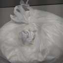 White Stretch Crushed Velvet Fabric by The Yard, 1 Yard 63" Wide Soft Fabric Luxurious Material Versatile Stretch for Sewing, Apparel, Upholstery, Curtains, Decoration