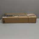 Seachrome Rectangular Shower Shelf with Rail in a Satin Finish