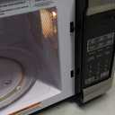 Emerson MW1338SB Countertop Microwave Oven, 6 Pre-Programmed Settings, Removable Glass Turntable, Child Safety Lock, 1.3 Cu ft, 1000W, Stainless Steel