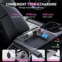 KMM Handheld Car Vacuum Cleaner, 10000PA Vacuum Cleaner & Air Duster, 120W High Power Vacuum Portable Cordless, Hand Held Vacuum Rechargeable with Multi-Nozzles & LED Light for Home, Car, Office
