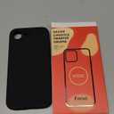 Vooii Compatible with iPhone 17e Case and for iPhone 16e Case, Liquid Silicone Upgrade [Camera Protection] [Soft Anti-Scratch Microfiber Lining] Shockproof Phone Case for iPhone 17e/16e 6.1" - Black