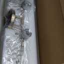 Gold Bathroom Vanity Light, 4-Light Bathroom Light Fixtures Over Mirror, Traditional Vanity Lights for Living Room, Milk White Bell Glass Shades, Standard E26 Base, Aged Brass