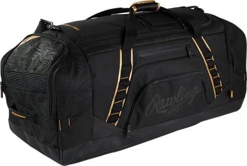 Rawlings | GOLD COLLECTION DUFFEL Equipment Bag | Baseball/Softball | Standard + XL Size