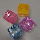 4 Pack Stress Cube Fidget Toys Large Size Squishy Stress Balls for Adults Kids, Sensory Calming Toys Slow Rising for Relaxation, Squishies Anxiety Stress Relief Toy with Thick Substance