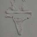 Avidlove Lingerie Set for Woman Lace Bra And Panty Set Lace Floral See Through Lingerie 2 Piece Set White S