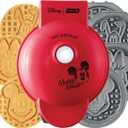 Disney | Dash MultiMaker Mini Maker System - Electric Waffle Maker & Swappable Plates - 1 MultiMaker, 4 Plates, Mickey Mouse & Friends Design, Aluminum