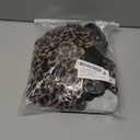 BEAUDRM Women's Y2k Plus Size Hippie Vintage Boho Dress Leopard Bell Long Sleeve V Neck Bow Mesh Goth Mini Dresses (Leopard, 2XL)