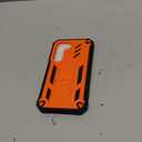 FNTCASE for Samsung Galaxy-S23 Protective Case: Rugged Shockproof S23 5G Phone Cover with Kickstand | Extra Front Frame | Tough Bumper Military Grade Drop Proof Protection 6.1'' Orange