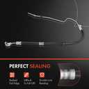 A-Premium Power Steering Pressure Hose Line Assembly Compatible with Acura MDX 2007 2008 2009, 3.7L, Pump to Rack/Gear