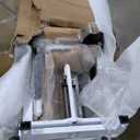 Hydraulic Patient Lift Transfer Chair for Home - 330 lb Capacity Commode Wheelchair Transfer Devices, 180 Split Seat for Elderly & Disabled, Safe Transfers from Bed to Shower/Toilets/Cars