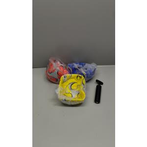 3 Pcs Soccer Balls with Pump Bulk Official Size 4  Kids Teen Adult Indoor Outdoor Sports Soccer Ball Toddler Youth Gift for Training Game Practice Back to School 