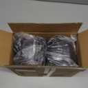 shinic Small Space Heater, 500W Portable Electric PTC Ceramic Heater with Fast Heating, Overheat Protection, Safe and Quiet Personal Heater for Indoor Use, Desk Home Office Bedroom,Black,2 Pack