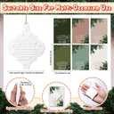 Sieral 36 Set Christmas Ornament Gifts Bulk Thank You Gift for Coworker Flat Lantern Hanging Sign with Card for Xmas Trees Employee Appreciation Gift for Team Office Staff Teacher Nurse (Team)