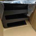 Mind Reader Cup and Condiment Station, Countertop Organizer, Coffee Bar, Kitchen, Stirrers, Black