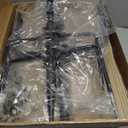 4 Pack 10Ft String Light Poles,Light Poles for Outside Lights with Fork,Outdoor Brackets Hanging Lights,Metal Stand for Deck Patio,Backyard,Wedding,Deck,Party