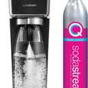 SodaStream Art Sparkling Water Maker (Black) with CO2 and Dishwasher Safe Bottle