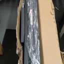 Fairy Baby 38" Extra Tall Baby Gate for Stairs & Doorway, 81.9"-84.6" Extra Wide Long Dog Pet Gate for House Indoor, Long Safety Child Gate No Drill, Metal Auto Close Walk Thru Swing Puppy Gate, Black