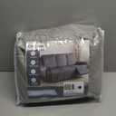 KinCam 100% Waterproof Recliner Sofa Covers, Non-Slip Reclining Couch Covers for 3 Seat, Recliner Couch Cover Furniture Protector with Elastic Straps for Pets, Kids, Light Gray