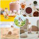 Jarsoph Mini Glass Bottles 24pc - 10ml Small Glass Jars with Cork Stoppers - Decorative Bottles for Spell Jars, Potion Bottles, Message in a Bottle, DIY Crafts, Party Favors, Weddings