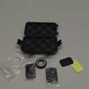 Fidget Toys Adults, Metal Magnetic Fidget Slider 3-Piece Set with Fidget Ring, Fidget Slider and Poker Fidget Toys for Adults Stress Relief, Gift for Fidget Toy Lovers in Black