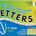 Pacon Self-Adhesive Letters, 2", Blue, Pack Of 159