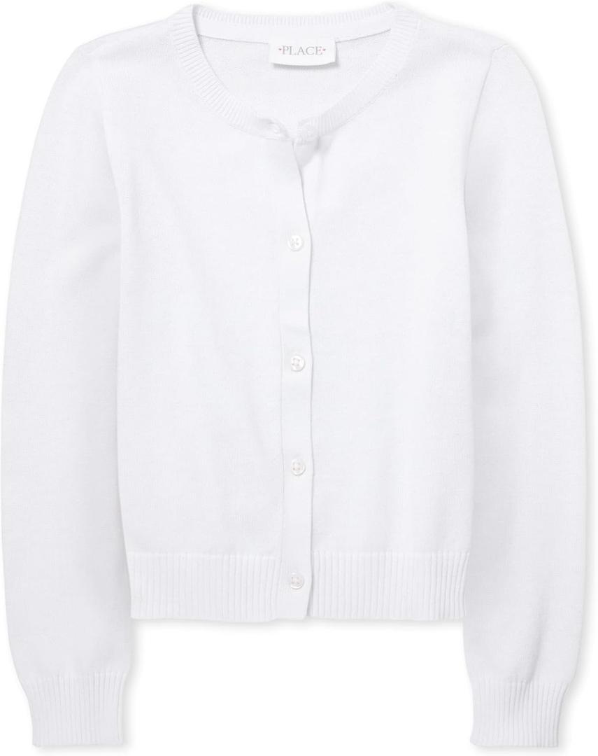 The Children'S Place Girls Basic Cardigan, Size M