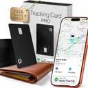 SPOTMINDERS Apple MFi Certified Wallet Tracker PRO for Travel Credit Card Design Works with Apple Find My IP68 Waterproof Rechargeable Tracking Card for Wallet Luggage Passport 0.07in Slim Item Finder