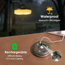 2Pack Camping String Lights, 4-in-1 Quick Storage Camp Light, 8Mode 32.8FT Hanging Tent Lights, Rechargeable Camp Lamp As Camping Essentials Gear, Waterproof LED Lantern for Hiking Travel Patio Party