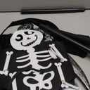 Halloween Grim Reaper Costumes Scary Adults Black Hooded Cloak Scythe Skull Mask Skeleton Gloves Candy Bags, Youth Medium: 8-10