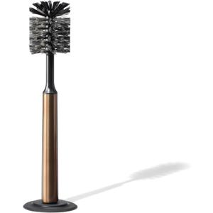 Ionic Bottle Brush, Magnetized to Stand Upright, Stainless Steel with Replaceable Head, Bronze