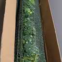 Artificial Grass Wall Boxwood Panels 40'' x 120'' in(33.5 sqft) Greenery Ivy Privacy Fence Faux Backdrop with UV Protection Vine Leaf Hedge for Garden Covering,Outdoor Indoor Home Decor