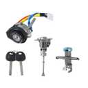 Ignition Switch Lock Cylinder, Left Driver Door Lock Cylinder, Trunk Lock Cylinder, Compatible with 2009-2014 Hyundai Sonata, 2011-2015 Hyundai Sonata Hybrid Replace OE 81970-3SA00 81250-3SA00