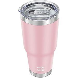 WETOWETO 30oz Tumbler with Lid, Stainless Steel Vacuum Insulated Water Coffee Tumbler, Double Wall Powder Coated Travel Mug Thermal Cup for Home Outdoor (Navy Blue, 1 Pack)