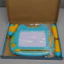 Magnetic Drawing Board for Toddlers Boys & Girls, Toddler Toys 3-5, Magna Mess Free Doodle Board Pad Learning Toy, Etch A Colorful Sketch Educational Toys for Boys Girls Christmas Easter Birthday Gift (Yellow Green)