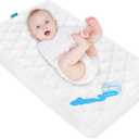 Cradle Bassinet Mattress Pad Cover for 36"  18" Standard Cradle Mattress, Ultra Soft Microfiber Surface and Extra Waterproof Layer, Washer & Dryer Friendly