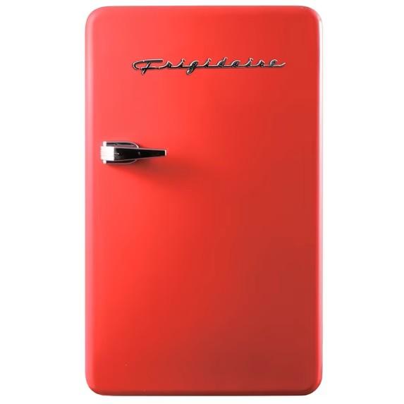 Frigidaire 3.2 Cu. ft. Retro Refrigerator, Mini Fridge with Freezer for Apartment, Dorm, Office, Bedroom, Red