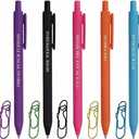 3 x Funny Pen for Adults, 7pcs Week Words Funny Novelty Pens and 7pcs Metal Pen Holder Clips Office Gifts for Corworkers
